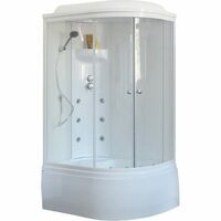 Душевая кабина Royal Bath 8120BK3-WT L