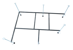 Каркас сварной к ванне ALPINE 170
