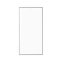 Шторка для ванны Iberica Blanca Mod.406 неподвижная прозрачная профиль хром 70х140 см